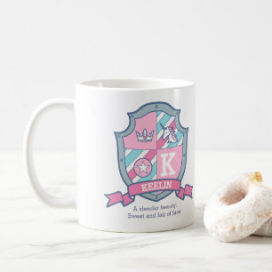Taza De Café Significado del nombre Keelin princesa cresta rosa