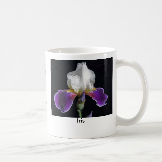 Taza De Café Significado en naturaleza: Flor del iris (Derecha)