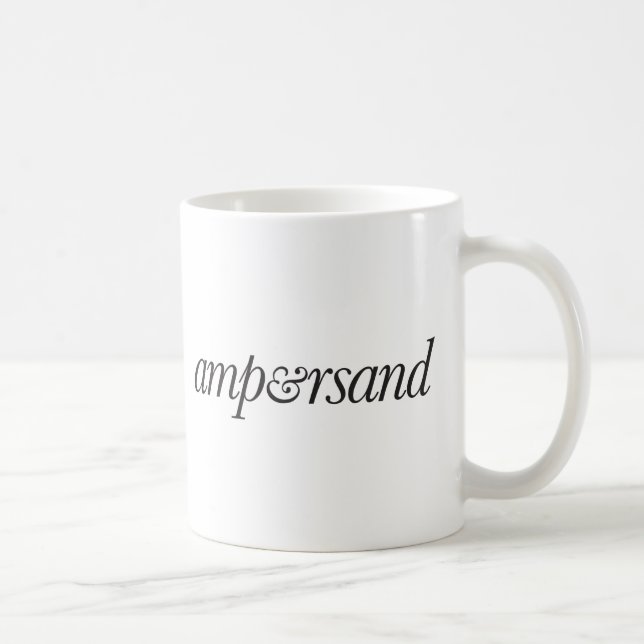 Taza De Café Signo "&" (Derecha)