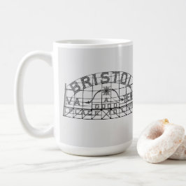 Taza De Café Signo de eslogan de Bristol Café Mug