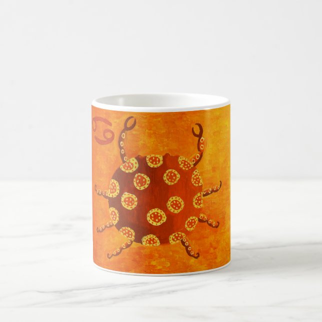 Taza De Café Signo de estrella de zodiaco del horóscopo del cán (Centro)