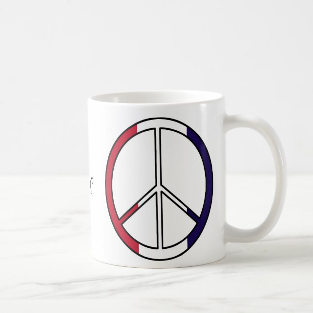 TAZA DE CAFÉ SIGNO DE LA PAZ (Derecha)