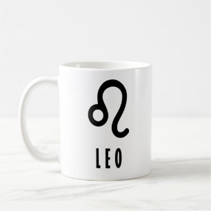 Taza De Café Signo de Leo zodiac