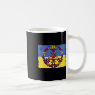 Taza De Café Signo de Paz Ucraniano De pie con Ucrania