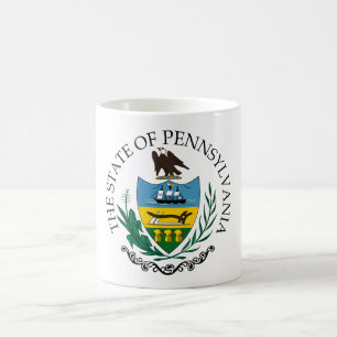 Taza De Café Signo de Pennsylvania