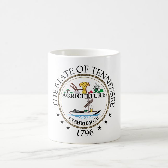 Taza De Café Signo de Tennessee (Centro)