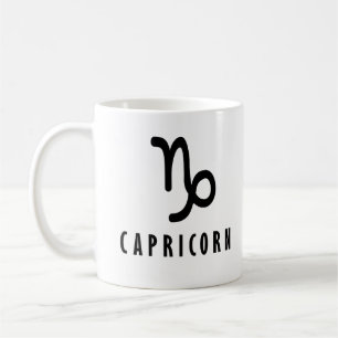 Taza De Café Signo de zodiaco de Capricornio