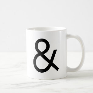 Taza De Café Signo "&" - negro