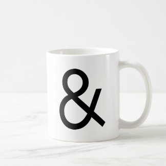 Taza De Café Signo "&" - negro