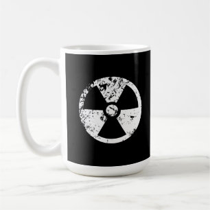 Taza De Café Signo radioactivo nuclear