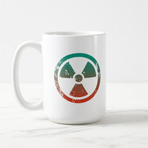 Taza De Café Signo radioactivo nuclear