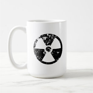 Taza De Café Signo radioactivo nuclear