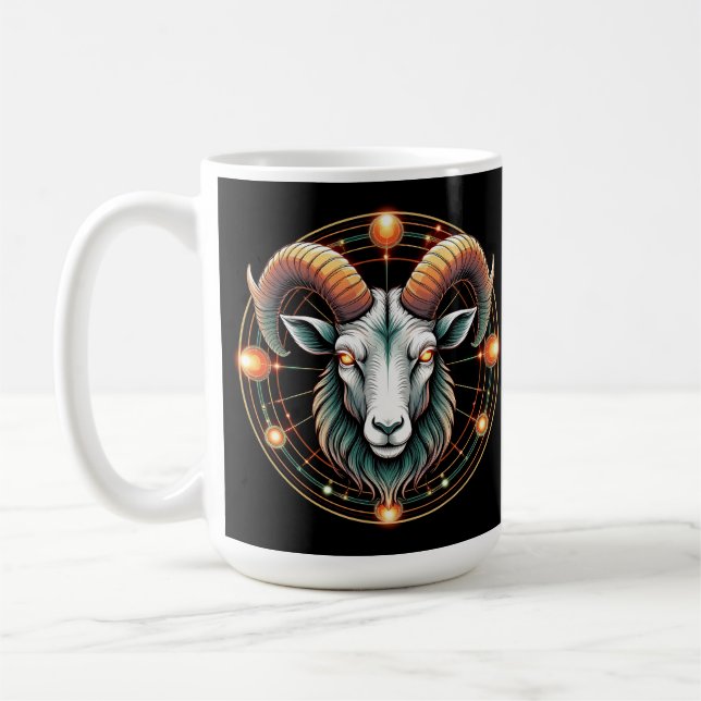 Taza De Café Signo zodiacal Aries (Izquierda)