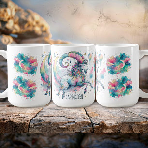 Taza De Café Signo zodiacal de Capricornio Cabra Astrología Col