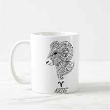 Signo Zodiaco elegante Café Mug