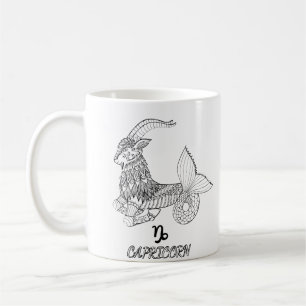 Taza De Café Signo Zodiaco elegante Café Mug