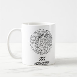 Taza De Café Signo Zodiaco elegante Café Mug