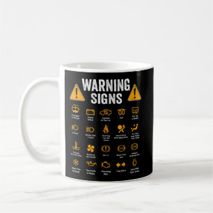Taza De Café Signos de advertencia de conducción divertidos 101
