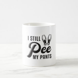 Taza De Café Sigo Poniendo Mis Pantalones Buceo Scuba Buceando