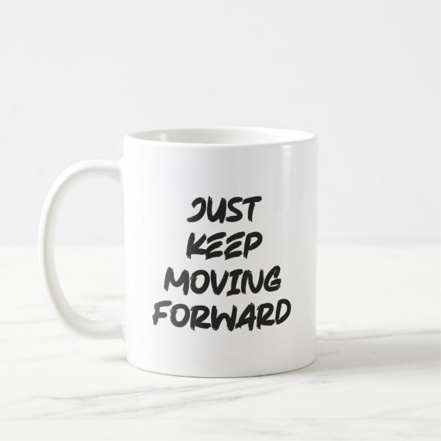 Taza De Café Sigue Adelante, Gimnasio, Esfuerzo, Éxito (Izquierda)