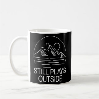 Taza De Café Sigue jugando fuera