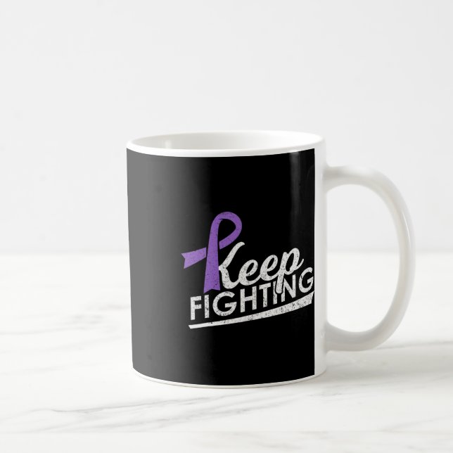 Taza De Café Sigue luchando contra la epilepsia de Awarene, gue (Derecha)