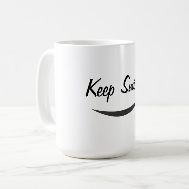 Taza De Café Sigue sonriendo (Anverso izquierdo)