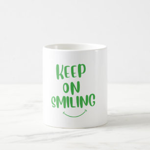 Taza De Café Sigue Sonriendo