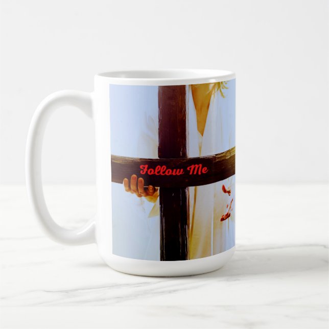 Taza De Café Sígueme Jesus Mug (Izquierda)