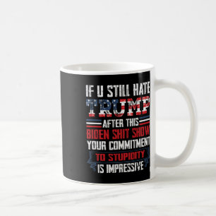 Taza De Café Sigues odiando a Trump después de este Biden Show1
