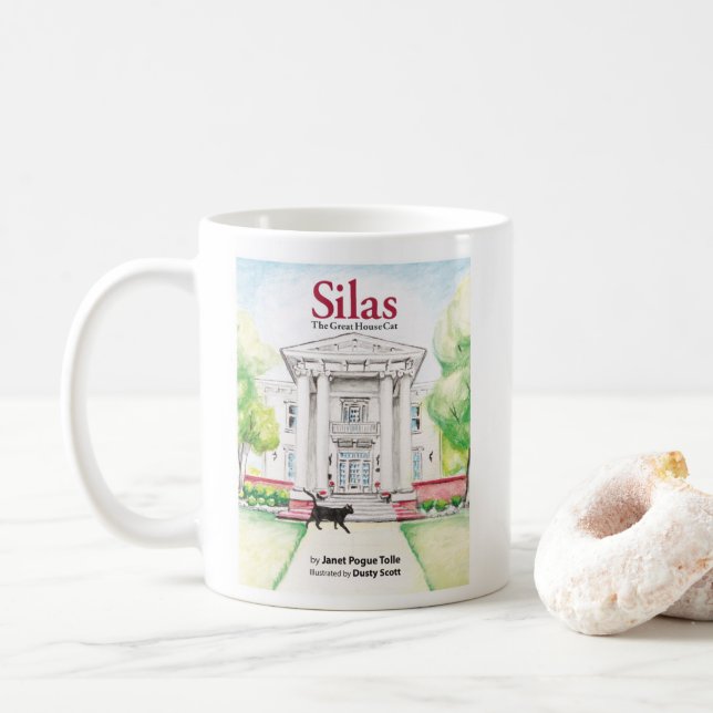 Taza De Café Silas, el gato de la Gran Casa (Con donut)