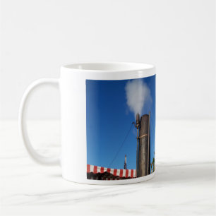 Taza De Café silbido de vapor a la antigua