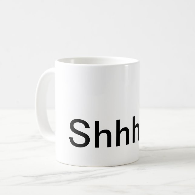 Taza De Café Silencio (Anverso izquierdo)