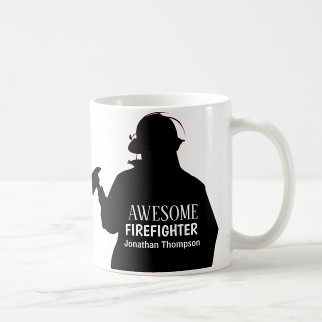 Taza De Café Silhouette Coffee Mug Personalizado (Derecha)