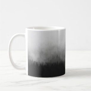 TAZA DE CAFÉ SILHOUETTE DE ÁRBOLES CON ENFERMERAS