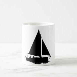 Taza De Café Silhouette de Black Boat