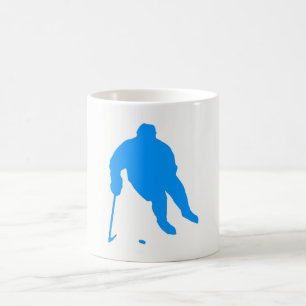 Taza De Café Silhouette de hockey