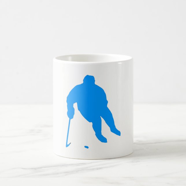 Taza De Café Silhouette de hockey (Centro)