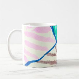 Taza De Café silhouette de patrón ininterrumpido