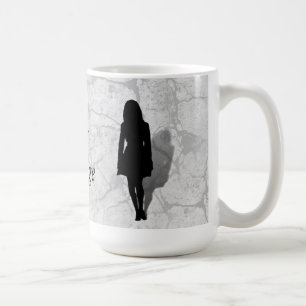 Taza De Café Silhouette de una mujer