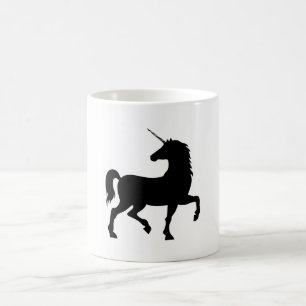 Taza De Café Silhouette de Unicorn