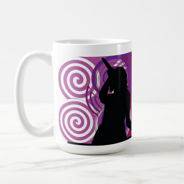 Taza De Café Silhouette Singer Mug (Izquierda)
