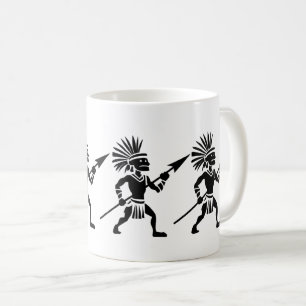 Taza De Café Silhouette Warrior
