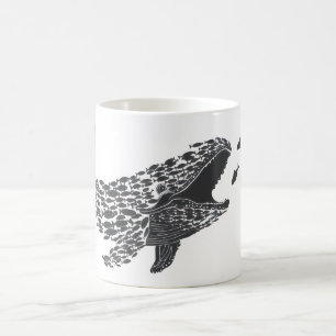 Taza De Café Silhouette Whale