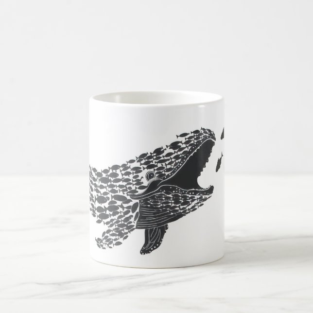 Taza De Café Silhouette Whale (Centro)