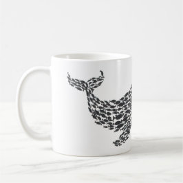 Taza De Café Silhouette Whale