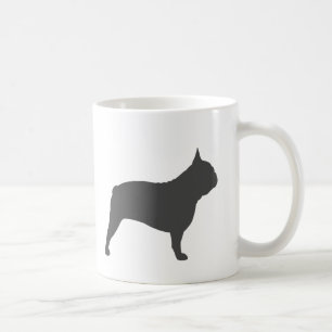 Taza De Café Silhouettes Bulldog francés Perros franceses