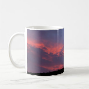 Taza De Café Silhouetti de caballo tostado al amanecer