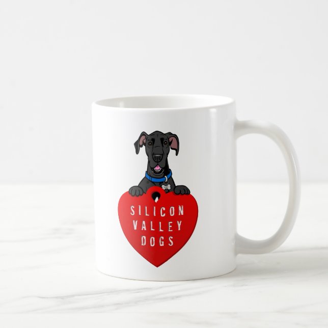 Taza De Café Silicon Valley Dogs Mug (Derecha)