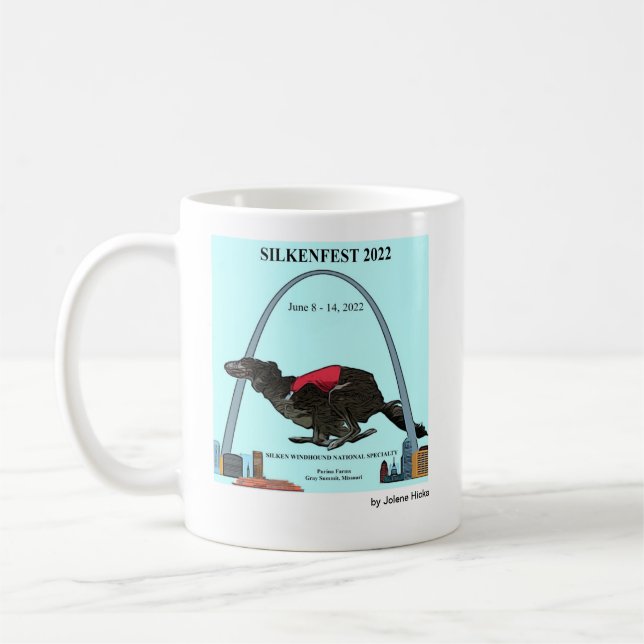 Taza De Café Silkenfest 2022 Logo Mug (Izquierda)